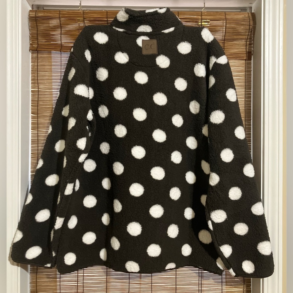 Girlie Girl Originals C.C. Exclusives faux shearling zip pullover. - Picture 3 of 10